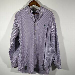 Ralph Lauren custom fit button down 17 1/2 34/35